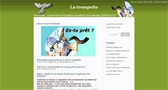 Desktop Screenshot of latrompette.net